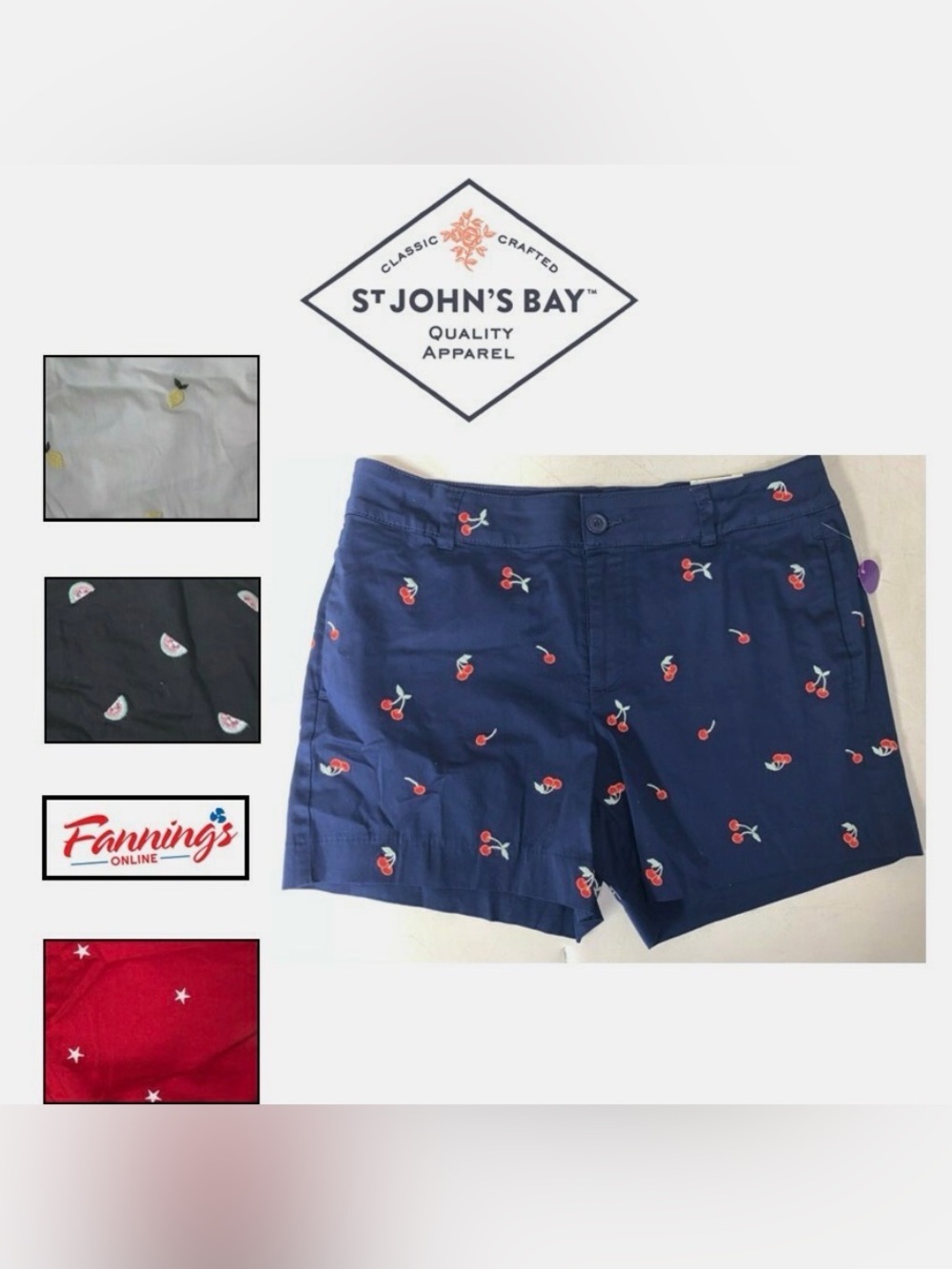 Embroidered Shorts - Picture 2 of 4
